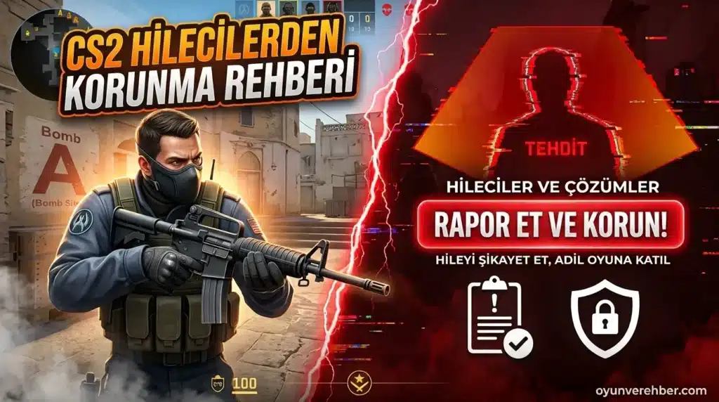 CS2 Hilecilerden Nasıl Kurtuluruz? Hilecileri Şikâyet Etme ve Korunma Rehberi